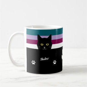 Black Cat Gift Mug for Cat Lovers - Many Colours