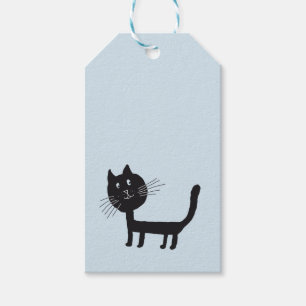 Black Cat Gift Tag