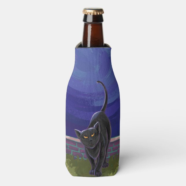 Black Cat Gifts & Accessories Bottle Cooler (Bottle Front)