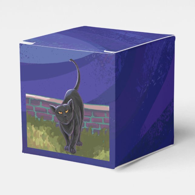 Black Cat Gifts & Accessories Favour Box (Front Side)