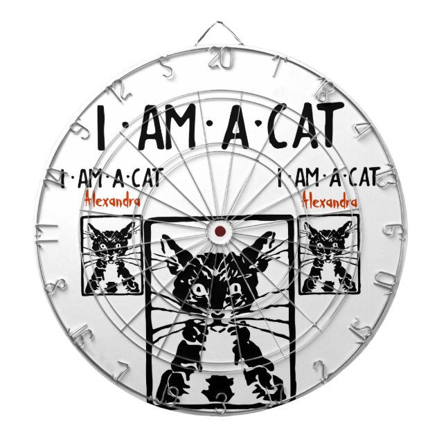 Black Cat Gifts Dartboard (Front)