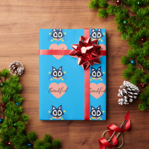 Black Cat Halloween Art – Spooky & Cute Wrapping Paper