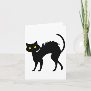 Black Cat Halloween - Black Cats Card