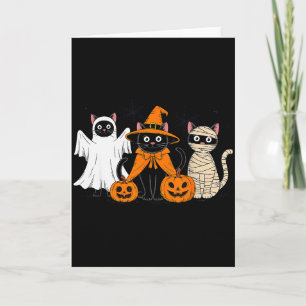 Black Cat Halloween Card