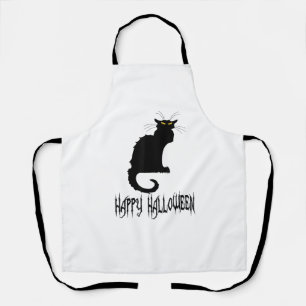 Black Cat Halloween , Costume Idea, Party, Plus si Apron