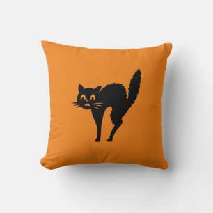 Black cat Halloween Cushion