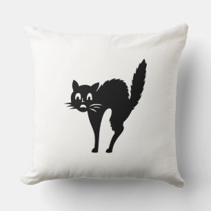Black cat Halloween Cushion