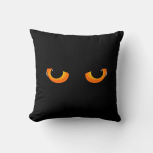 Black Cat Halloween Decorations Cushion