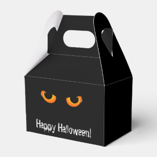 Black Cat Halloween Favour Box