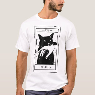 Black Cat Halloween Gift For Men Women Kid T-Shirt