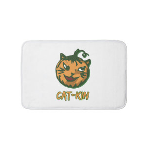 Black Cat Halloween Halloween Costumes Bath Mat