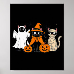 Black Cat Halloween  Poster