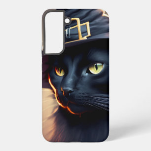 Black Cat Halloween Samsung Galaxy Case