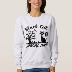 Black Cat Halloween Sweatshirt