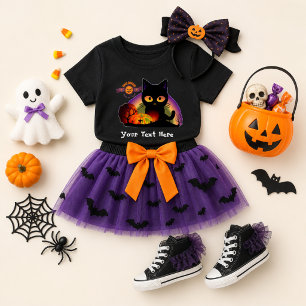 Black Cat Halloween T-Shirt