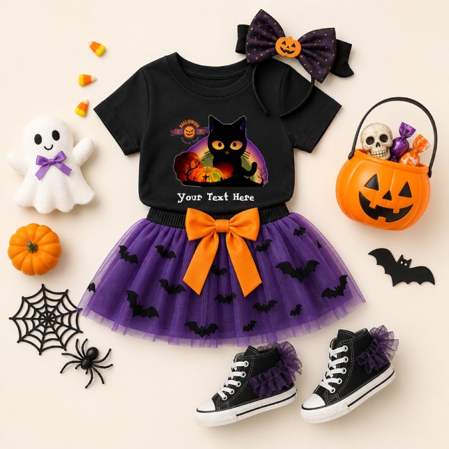  Black Cat Halloween T-Shirt (Creator Uploaded)