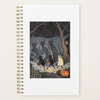 Black cat halloween T-Shirt Planner