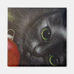 BLACK CAT HOLIDAY Magnet