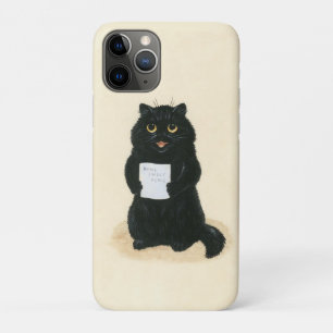Black Cat Home Sweet Home Rescue Shelter Cute Case-Mate iPhone Case