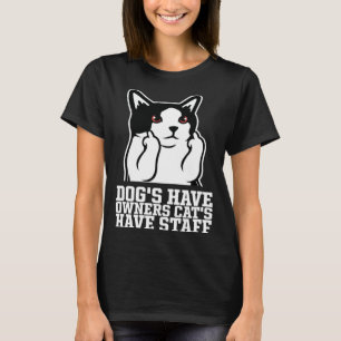 Black Cat Humor  Street Cat  Cool Cat T-Shirt