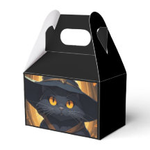 Black Cat in a Witch Hat