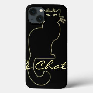 Black Cat iPad Case Cat Lover Le Chat iPad Case