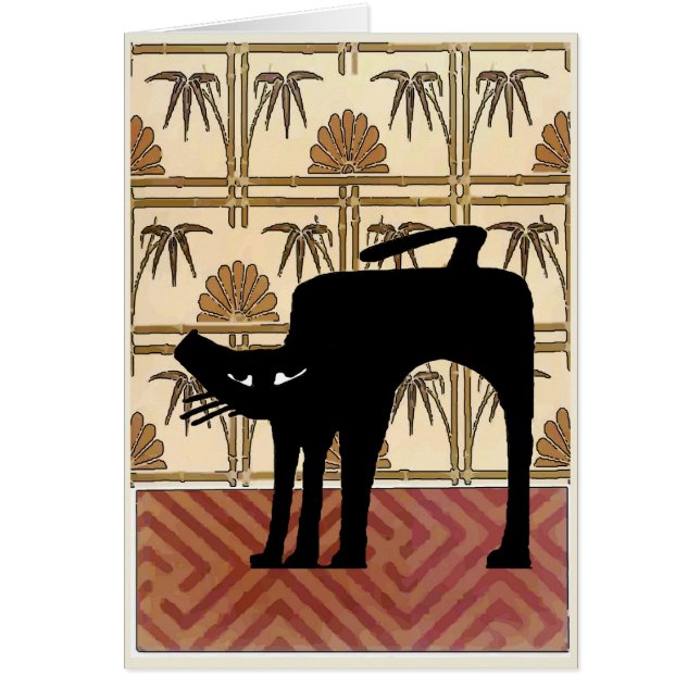 Black Cat Japanese Wallpaper (Front)