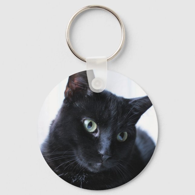 Black Cat Key Ring (Front)