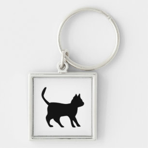 Black Cat Key Ring