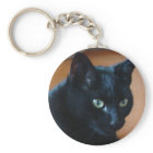 Black cat - keychain