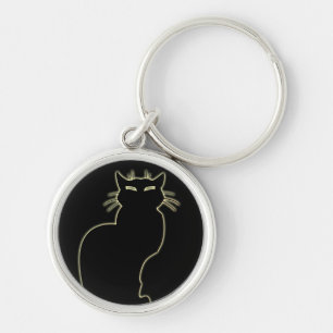 Black Cat Keychain Cat Gifts Pet Cat Keychains