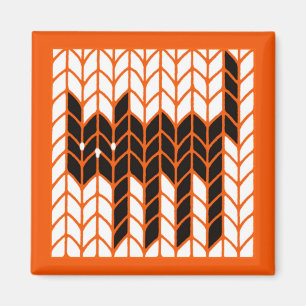 BLACK CAT KNIT Square Magnet II