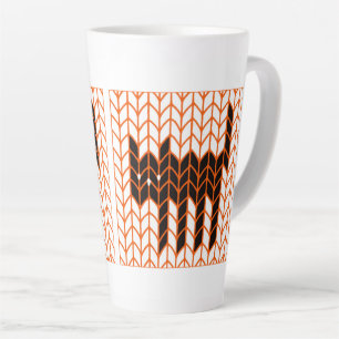 BLACK CAT KNIT Tall Latte Mug