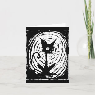 Black Cat Lazy Halloween Costume Y Y Performance Card