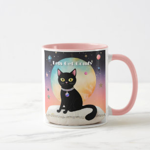 Black Cat - Lets Get Comfy Mug