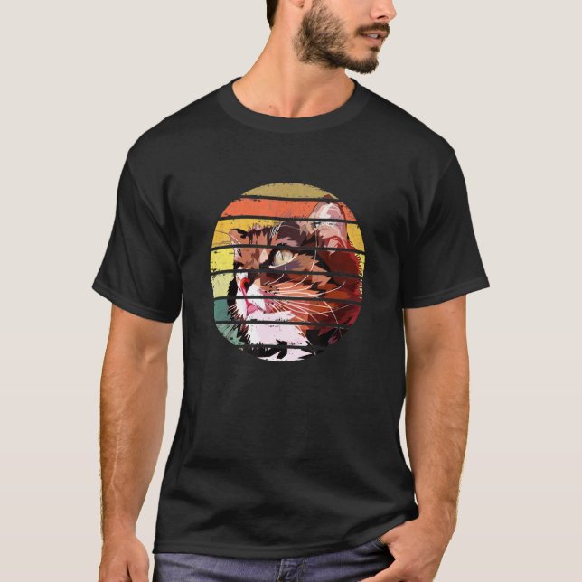 Black Cat  Lucky Black Cat T-Shirt (Front)