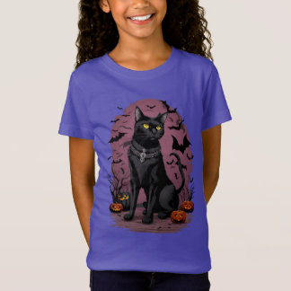 Black Cat Magic for Halloween T-Shirt