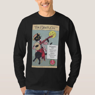 Black Cat Men's dark long sleeve T-Shirt