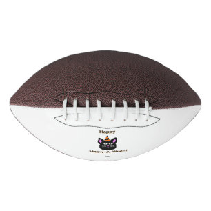 Black Cat Meow-A-Ween Football