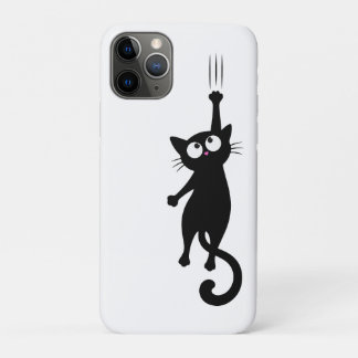 Black Cat Minimalist Wall Art Printable, Cute Mode Case-Mate iPhone Case