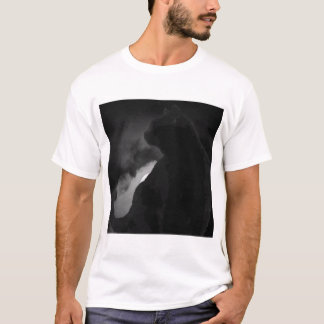 Black Cat Moonlight Silhouette T-Shirt