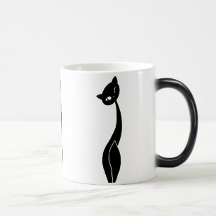 Black Cat Morphing Mug