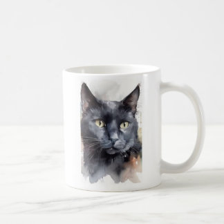 Black cat mug