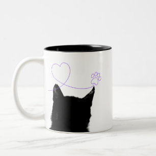black cat mug