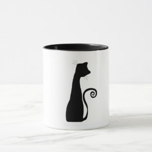 Black cat mug
