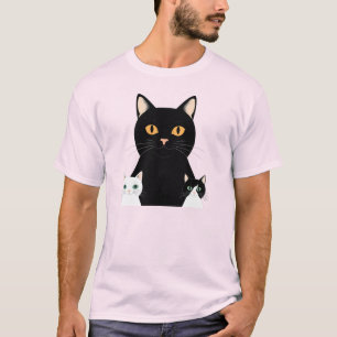 black cat mum T-Shirt