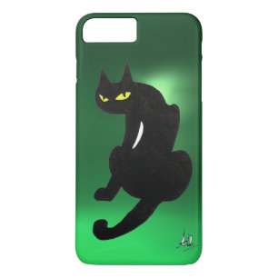 BLACK CAT NINJA Jade Green Case-Mate iPhone Case