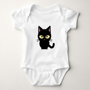 Black Cat outfit for infants Baby Bodysuit