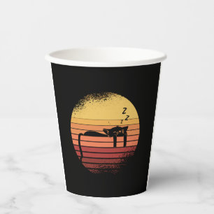 Black Cat Paper Cups