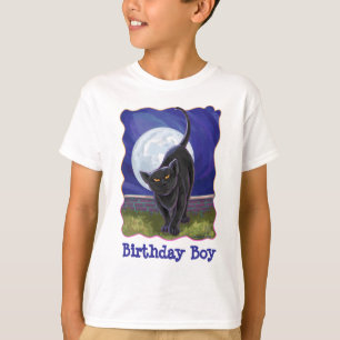 Black Cat Party Centre T-Shirt